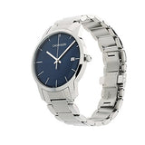 Buy Shop Calvin Klein City Blue Dial Silver Steel Strap Watch for Men - K2G2G14Q USA Online