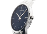 Buy Shop Calvin Klein City Blue Dial Silver Steel Strap Watch for Men - K2G2G14Q USA Online