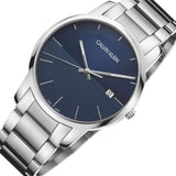 Buy Shop Calvin Klein City Blue Dial Silver Steel Strap Watch for Men - K2G2G14Q USA Online