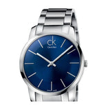 Buy Shop Calvin Klein City Blue Dial Silver Steel Strap Watch for Women - K2G2314N USA Online