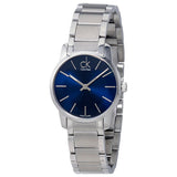 Buy Shop Calvin Klein City Blue Dial Silver Steel Strap Watch for Women - K2G2314N USA Online