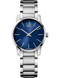 Buy Shop Calvin Klein City Blue Dial Silver Steel Strap Watch for Women - K2G2314N USA Online