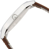 Buy Shop Calvin Klein City Brown Dial Brown Leather Strap Watch for Men - K2G211GK USA Online