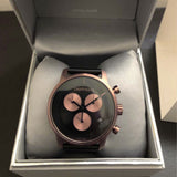 Buy Shop Calvin Klein City Chronograph Black Dial Black Leather Strap Watch for Men - K2G17TC1 USA Online
