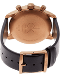 Buy Shop Calvin Klein City Chronograph Black Dial Black Leather Strap Watch for Men - K2G17TC1 USA Online