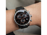 Buy Shop Calvin Klein City Chronograph Black Dial Black Leather Strap Watch for Men - K2G271C1 USA Online
