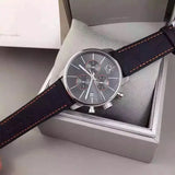 Buy Shop Calvin Klein City Chronograph Black Dial Black Leather Strap Watch for Men - K2G271C1 USA Online