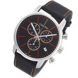 Buy Shop Calvin Klein City Chronograph Black Dial Black Leather Strap Watch for Men - K2G271C1 USA Online