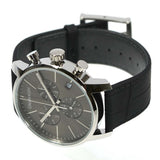 Buy Shop Calvin Klein City Chronograph Black Dial Black Leather Strap Watch for Men - K2G271C3 USA Online