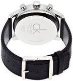 Buy Shop Calvin Klein City Chronograph Black Dial Black Leather Strap Watch for Men - K2G271CX USA Online