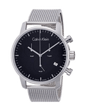 Buy Shop Calvin Klein City Chronograph Black Dial Silver Mesh Bracelet Watch for Men - K2G27121 USA Online