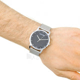 Buy Shop Calvin Klein City Chronograph Black Dial Silver Mesh Bracelet Watch for Men - K2G2G121 USA Online