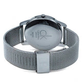 Buy Shop Calvin Klein City Chronograph Black Dial Silver Mesh Bracelet Watch for Men - K2G2G121 USA Online