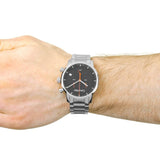 Buy Shop Calvin Klein City Chronograph Black Dial Silver Steel Strap Watch for Men - K2G27141 USA Online