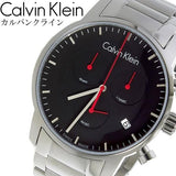 Buy Shop Calvin Klein City Chronograph Black Dial Silver Steel Strap Watch for Men - K2G27141 USA Online