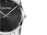 Buy Shop Calvin Klein City Chronograph Black Dial Silver Steel Strap Watch for Men - K2G2G14Y USA Online