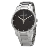 Buy Shop Calvin Klein City Chronograph Black Dial Silver Steel Strap Watch for Men - K2G2G14Y USA Online