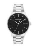 Buy Shop Calvin Klein City Chronograph Black Dial Silver Steel Strap Watch for Men - K2G2G14Y USA Online