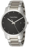 Buy Shop Calvin Klein City Chronograph Black Dial Silver Steel Strap Watch for Men - K2G2G14Y USA Online
