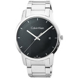 Buy Shop Calvin Klein City Chronograph Black Dial Silver Steel Strap Watch for Men - K2G2G14Y USA Online