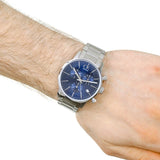 Buy Shop Calvin Klein City Chronograph Blue Dial Silver Steel Strap Watch for Men - K2G2714N USA Online