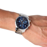 Buy Shop Calvin Klein City Chronograph Blue Dial Silver Steel Strap Watch for Men - K2G2714N USA Online