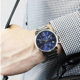 Buy Shop Calvin Klein City Chronograph Blue Dial Silver Steel Strap Watch for Men - K2G2714N USA Online