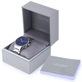 Buy Shop Calvin Klein City Chronograph Blue Dial Silver Steel Strap Watch for Men - K2G2714N USA Online