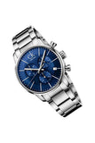 Buy Shop Calvin Klein City Chronograph Blue Dial Silver Steel Strap Watch for Men - K2G2714N USA Online