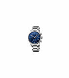 Buy Shop Calvin Klein City Chronograph Blue Dial Silver Steel Strap Watch for Men - K2G2714N USA Online