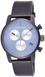 Buy Shop Calvin Klein City Chronograph Grey Dial Black Leather Strap Watch for Men - K2G177C3 USA Online