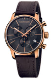Buy Shop Calvin Klein City Chronograph Grey Dial Brown Leather Strap Watch for Men - K2G276G3 USA Online