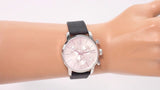 Buy Shop Calvin Klein City Chronograph Silver Dial Black Leather Strap Watch for Men - K2G271C6 USA Online