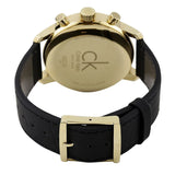 Buy Shop Calvin Klein City Chronograph Silver Dial Black Leather Strap Watch for Men - K2G275C6 USA Online