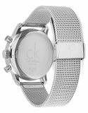 Buy Shop Calvin Klein City Chronograph White Dial Silver Mesh Bracelet Watch for Men - K2G27126 USA Online