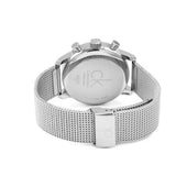 Buy Shop Calvin Klein City Chronograph White Dial Silver Mesh Bracelet Watch for Men - K2G27126 USA Online