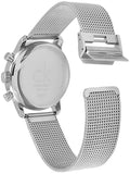 Buy Shop Calvin Klein City Chronograph White Dial Silver Mesh Bracelet Watch for Men - K2G27126 USA Online