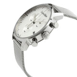 Buy Shop Calvin Klein City Chronograph White Dial Silver Mesh Bracelet Watch for Men - K2G27126 USA Online
