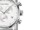Buy Shop Calvin Klein City Chronograph White Dial Silver Mesh Bracelet Watch for Men - K2G27126 USA Online