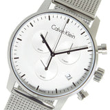 Buy Shop Calvin Klein City Chronograph White Dial Silver Mesh Bracelet Watch for Men - K2G27126 USA Online