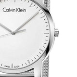 Buy Shop Calvin Klein City Chronograph White Dial Silver Mesh Bracelet Watch for Men - K2G2G126 USA Online