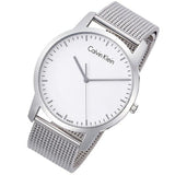Buy Shop Calvin Klein City Chronograph White Dial Silver Mesh Bracelet Watch for Men - K2G2G126 USA Online
