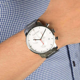 Buy Shop Calvin Klein City Chronograph White Dial Silver Steel Strap Watch for Men - K2G271Z6 USA Online