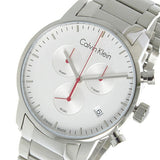 Buy Shop Calvin Klein City Chronograph White Dial Silver Steel Strap Watch for Men - K2G271Z6 USA Online