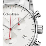 Buy Shop Calvin Klein City Chronograph White Dial Silver Steel Strap Watch for Men - K2G271Z6 USA Online