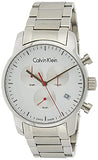Buy Shop Calvin Klein City Chronograph White Dial Silver Steel Strap Watch for Men - K2G271Z6 USA Online