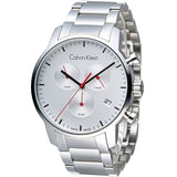Buy Shop Calvin Klein City Chronograph White Dial Silver Steel Strap Watch for Men - K2G271Z6 USA Online