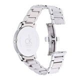 Buy Shop Calvin Klein City Date Black Dial Silver Steel Strap Watch for Men - K2G2G143 USA Online