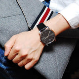Buy Shop Calvin Klein City Grey Dial Black Leather Strap Watch For Men - K2G21107 USA Online