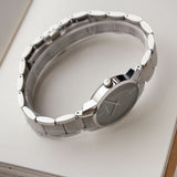 Buy Shop Calvin Klein City Grey Dial Silver Steel Strap Watch for Women - K2G23144 USA Online